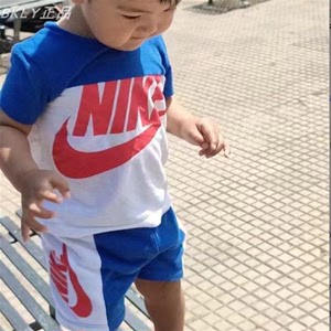 Nike/耐克儿童小童运动休闲短袖套装DO2033 FQ0552 DJ5707 FQ0575