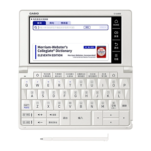 卡西欧电子教育E-XA800SR电子词典英日法德汉辞典 多国语言学习机
