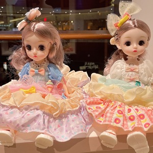 30CM叶罗丽洛丽塔芭巴比娃娃智能音乐洋娃娃女孩玩具活动关节玩偶