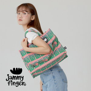 韩国设计师品牌 jammyfinger小清新手提袋单肩斜跨旅行妈咪大背包