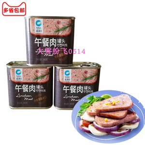丹麦产清净园猪肉午餐肉罐头340g韩国火锅佐餐用料087