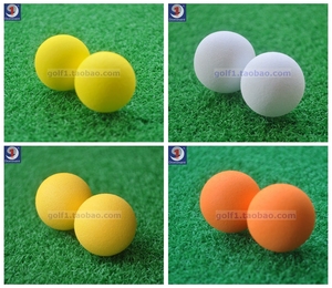 30mm高尔夫球室内球 儿童玩具娱乐场玩具球 发泡球EVA单色球14色