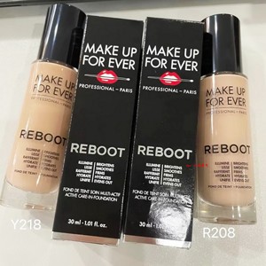 MAKEUPFOREVER玫珂菲赋活焕采REBOOT熬夜粉底液30ml R208R230Y218