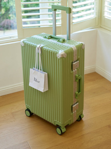 行李箱飞机可带登拉杆女款旅游子万向轮24士智能全金属铝镁合新潮