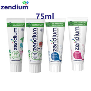 现货/直邮牙医推荐瑞典zendium牙膏儿童成人防蛀敏感龋齿经典75ml