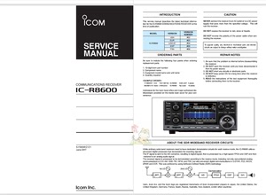 维修手册图纸艾可慕ICOM IC-R8600全频接收机原厂高清维修手册