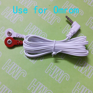 适用欧姆龙电极线omron低频按摩仪贴片连接线HVF128/129/117/127