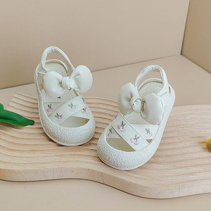 麦布熊童鞋女宝宝公主凉鞋婴儿童软底韩版小童鞋夏季款学步新中式