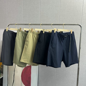 日本线户外功能性机能面料透气 速干轻便弹力 男士腰带休闲裤短裤