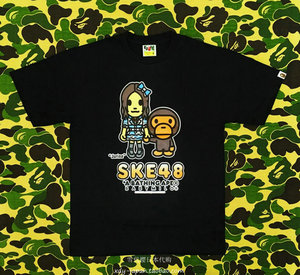 BAPE x SKE48 松井珠理奈 联名限定 MILO TEE 超稀有 期间限定T恤