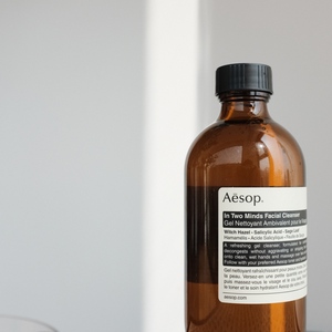 现货Aesop伊索 二重奏洁面露/洗面奶200ml 混合痘肌粉刺送按压嘴