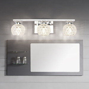 化妆水晶镜前灯 卫生间led欧式梳妆壁灯小灯泡浴室镜柜专用镜子灯