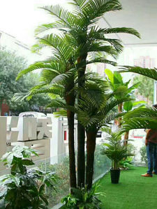 仿真椰子树盆栽商场大型假椰树棕榈葵树绿植室内装饰茂密热带植物