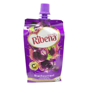 袋装利缤纳黑加仑子汁果汁Ribena Blackcurrant juice 330ml