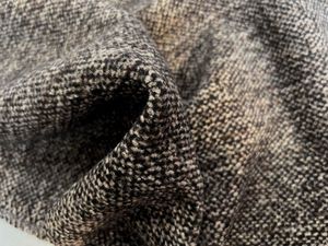 羊毛涤纶面料 秋冬大衣小香风 杂色钢花感色织羊毛混纺粗花呢布料