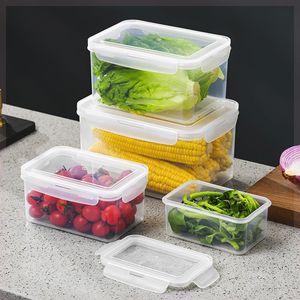 麦宝隆塑料保鲜盒厨房冰箱收纳盒杂粮储物密封罐子便携饭盒便当盒
