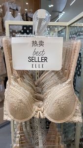 特价促销 泰国 ELLE 蕾丝文胸 薄款 无插片 搭配内裤60 舒适