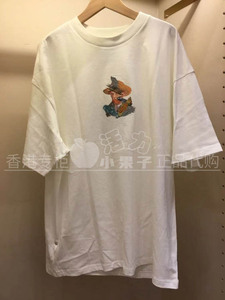 香港专柜 MUSIUM 24春夏男款时尚油画图案印花圆领短袖T恤00381