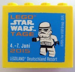 乐高Lego 30144pb 2015年 星球大战 限量版 纪念砖 2x4x3 白兵