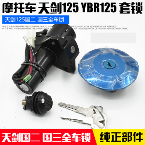 摩托车电源天剑125YBR125套锁电门锁油箱盖2线4线全车锁钥匙开关