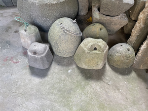 民俗收藏 老物件 石权 观赏石头青石雕 秤砣 中国风摆件布置镇纸