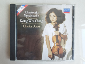 西德满银圈 郑京和 柴可夫斯基 门德尔松小提琴协奏曲 CD