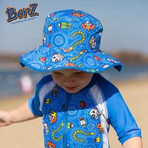 澳洲Baby Banz宝宝防晒帽遮阳帽防紫外线 babybanz儿童太阳帽子