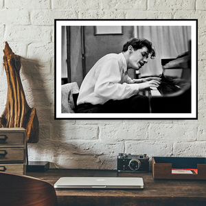 Glenn Gould 古尔德古典钢琴家音乐家挂画学校琴房教室琴行装饰画