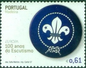 葡属马德拉 2007 徽标 欧罗巴邮票-童子军$1.8