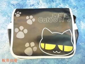 (清仓特价)吉祥寺咖啡猫 动漫单肩包斜跨包背包cafecat PU皮革包