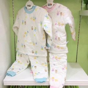 包邮 专柜 婴悦家婴儿高热能棉内衣套装 南极棉儿童保暖内衣棉袄
