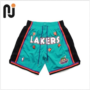 Mitchell Ness MN Just Don 联名款 洛杉矶湖人 全明星 篮球短裤