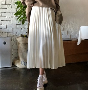 韩国代购/Imvely-百褶优雅半身款长裙