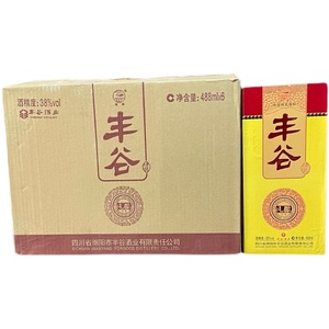 【1箱6瓶整箱包邮】四川丰谷酒精装纯酿52度38度×6瓶一箱装白酒