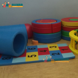 早教儿童软体垫子数字体操地垫感统训练器材玩具幼儿园运动爬爬垫