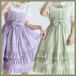 草莓巫女 原创lolita夏季设计日常少女奈莉jsk刺绣款 sp 连衣裙