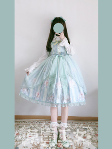 草莓巫女原创春夏Lolita裙设计 唱祝福诗小天使 JSK洋装连衣裙
