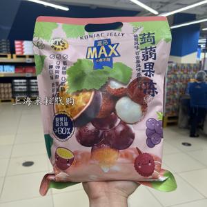 盒马MAX店代购蒟蒻果冻百香果葡萄荔枝味1.6kg营养0脂肪果汁含60%