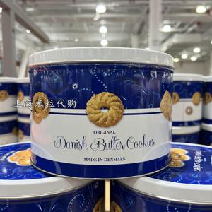 上海开市客代购丹麦进口黄油曲奇饼干908克酥脆口感休闲零食点心