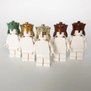 乐高LEGO王冠 皇冠71015金属金色 国王头盔 中古城堡骑士零件配件