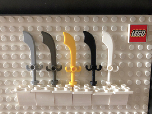 乐高 LEGO 弯刀 43887 长刀 邪魔刀 零件 配件 武器 全新