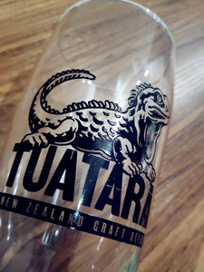 新西兰精酿啤酒杯 Tuatara 大蜥蜴啤酒杯专用杯品脱杯玻璃杯400ML