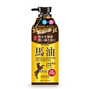 舒妃 北海道馬油強效保濕柔潤洗髮精600ML