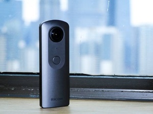 Ricoh/理光 theta s   360度全景照相机720VR摄像 无线传输 正品