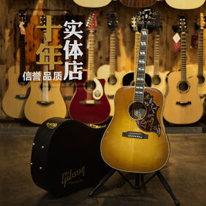 吉普森Gibson Hummingbird蜂鸟 Standard全单民谣吉他 电箱木吉他