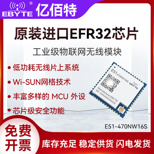 WI-SUN物联网无线通信收发SOC模块mesh自组网EFR32FG25低功耗OFDM