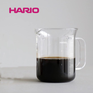 日本HARIO分享壶杯耐热玻璃烧杯手冲咖啡聪明杯量杯透明bv-300