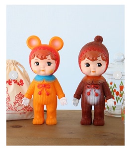 日本代购SiNCERE 复古洋娃娃人形玩偶 KUP71623/KUP71624