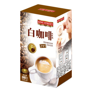 马来西亚进口 皇道三合一速溶白咖啡 榴莲风味经典榛果味咖啡320g