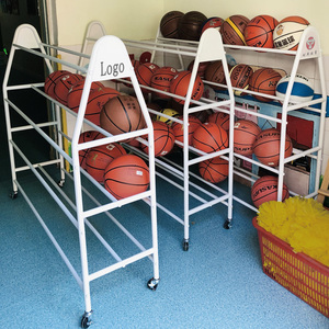 幼儿园篮球收纳架摆放足球儿童专用架篮球框学校班级移动球架推车